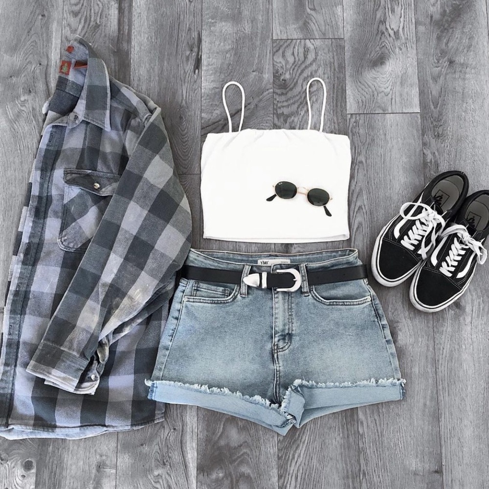 High Waisted Denim Jeans